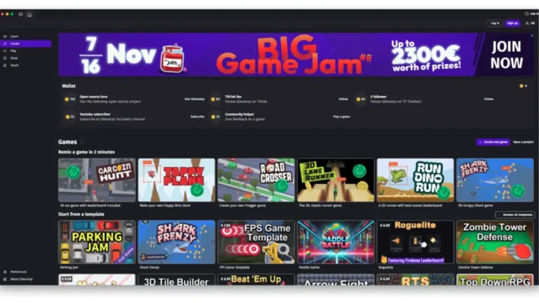 Gdevelop for Mac image (3)