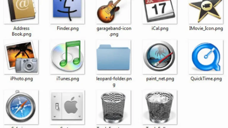 Official MacOSX Leopard Icon Pack image (3)