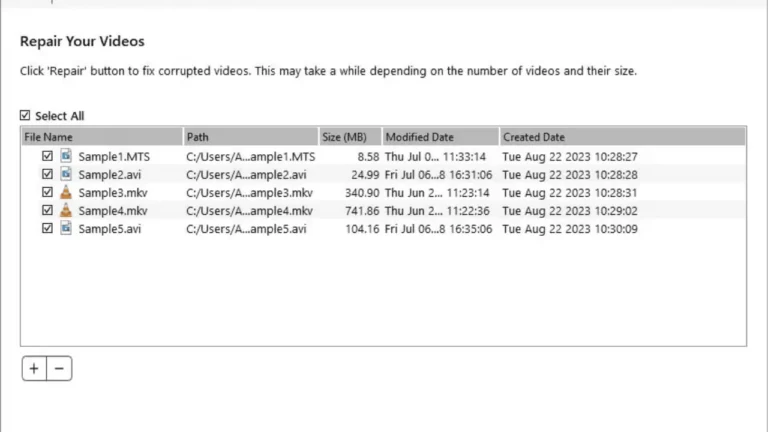 Stellar repair for video for Mac image (2)