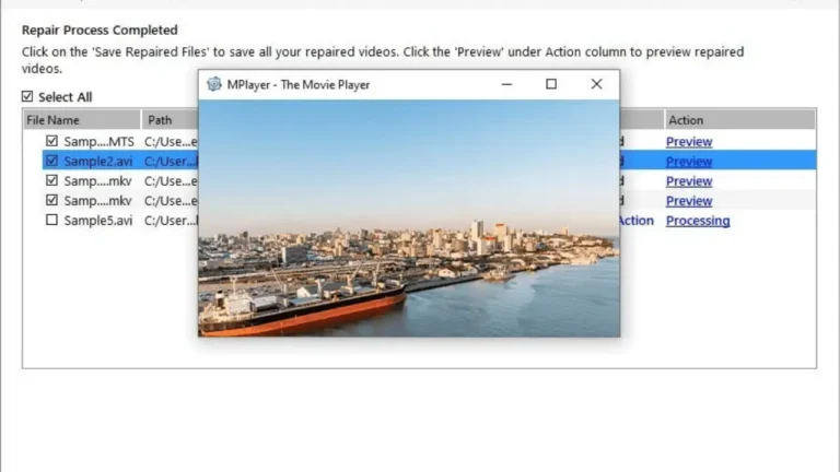 Stellar repair for video for Mac image (5)